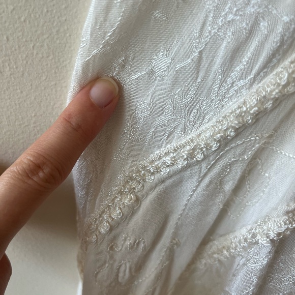 ❤️SOLD ON DEPOP❤️ Vintage 90s Fairy Boho Maxi Corset Sun Dress Fairycore - Picture 6 of 6